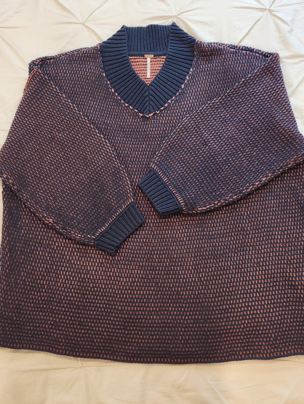 Free People Maisie Oversized Slouchy Drop Shoulder Knit Size XL - Picture 5 of 13